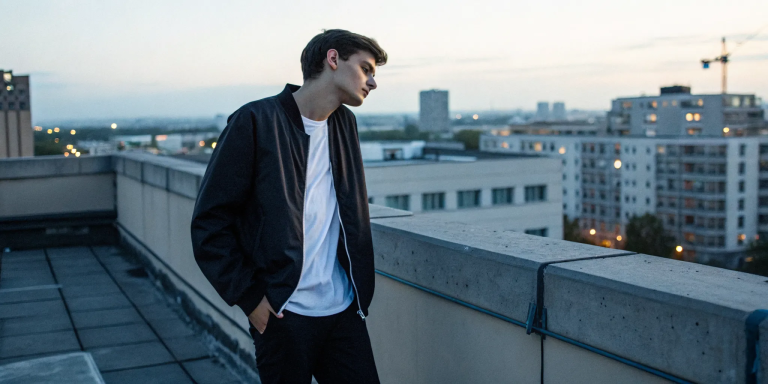 A young man looking over a city, asking how to know if God is speaking to him.