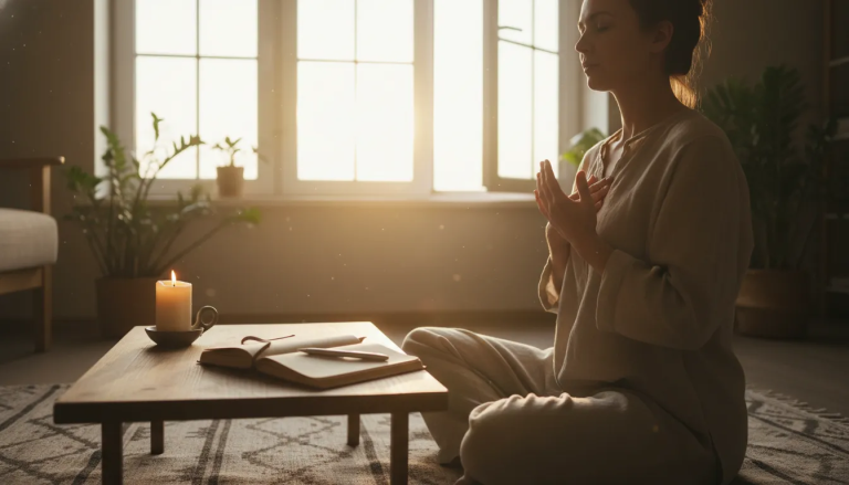 Quiet spiritual reflection while rebuilding trust in God after religious hurt