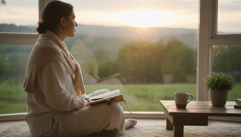 Quiet reflection while asking what is divine guidance