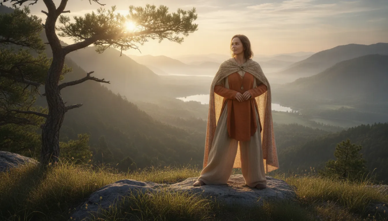 Serene person practicing spiritual boundaries without guilt
